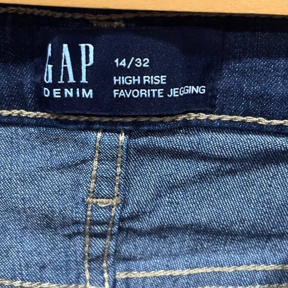 Gap Women High rise Jegging Blue Denim SZ: 14/32Blue Denim SZ: 14/32 - Picture 10 of 10